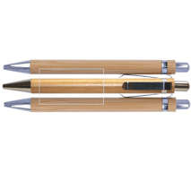 Bamboo automatic ball pen